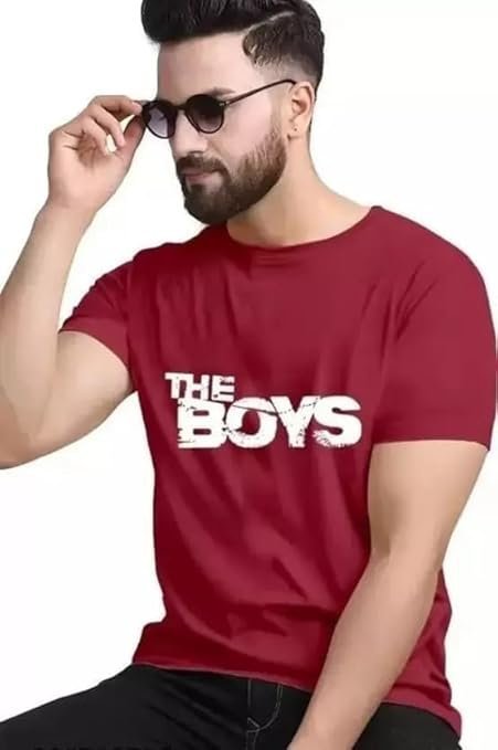 REVIZO Men Tshirt, Half Sleeves, Light Weight, Comfortable T-Shirt for Men - Image 2
