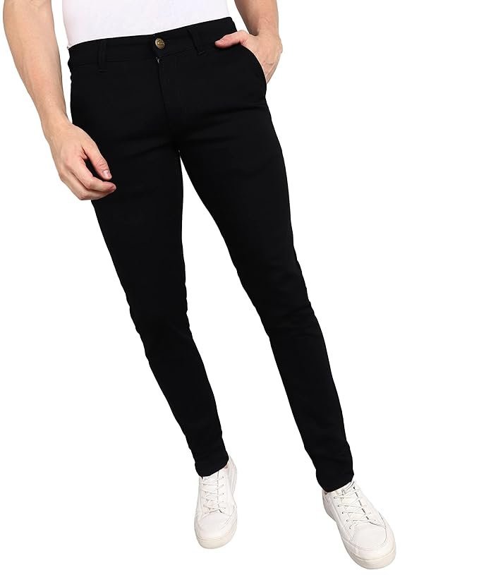 Urbano Fashion Men's Slim Fit Washed Jeans Stretchable