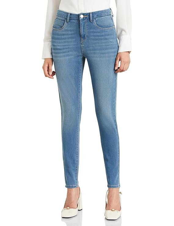 Premium Women's Skinny 4-Way Stretch Jeans (Mid Rise | Ankle Length | Desk-to-Dinner)
