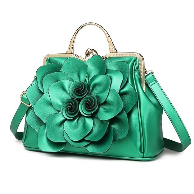 SUNROLAN Women's Evening Clutches Handbags Formal Party Wallets Wedding Purses Wristlets Ethnic Totes Satchel - Image 5