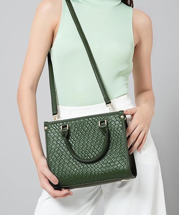 CUCKOOS LONDON ELVIA Top Handle Bag for Women and Girls, Best Crossbody Satchel Handbag - Image 2
