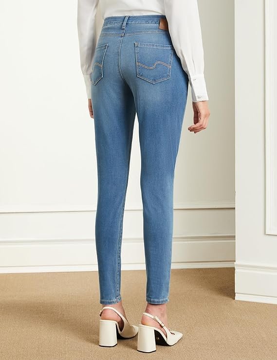 Premium Women's Skinny 4-Way Stretch Jeans (Mid Rise | Ankle Length | Desk-to-Dinner) - Image 6